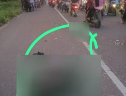 Laka Lantas Sepmor Vs Mobil di Jalan Jembatan Pawan 5, Pengendara Alami Cedera Parah