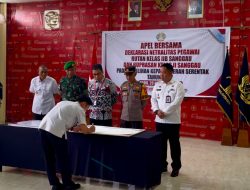 Rutan Klas II B Sanggau Gelar Deklarasi dan Tandatangani Netralitas ASN Pilkada 2024