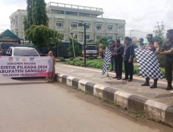 KPU Sanggau Distribusikan Logistik Pilkada Serentak 2024