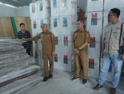 Bupati Asahan Tinjau Pendistribusian Logistik Di Beberapa Kecamatan