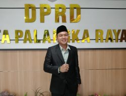 Wakil Ketua I DPRD Kota Palangka Raya Resmi Dilantik, Yudhi K Manan Ucapkan Selamat kepada Unsur Pimpinan Dewan