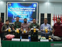 Pangdam XII/Tanjungpura Serahkan 6,2 Kilogram Sabu ke BNN Kalbar
