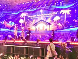 Semarak Persiapan Puncak Perayaan Natal Nasional 2024 di GBK Arena