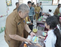 Sekda Asahan Launching Uji Coba Makanan Gratis Bagi Peserta Didik