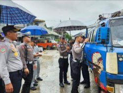 Petugas Gabungan Kota Singkawang Ramp Check Kendaraan Angkutan Umum