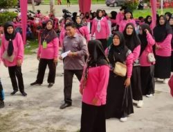 Camat Kota Kisaran Timur Tinjau Lomba Kader Posyandu dan PKK