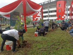 Pegadaian Gelar Penanaman Pohon dan Nonton Bareng di Jakabaring Sport City Palembang