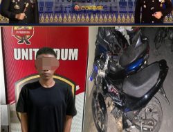 Curi Sepeda Motor Dan Sejumlah Uang, Pria Ini Diamankan Polisi