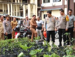Asistensi Gugus Tugas Polres Sanggau dalam Mendukung Ketahanan Pangan