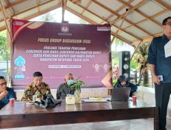 KPU Ketapang Selenggarakan FGD Evaluasi Pilkada Serentak Bersama Awak Media se Ketapang