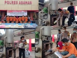 Sabu Dan Pil Ekstasi Di Musnahkan Polres Asahan