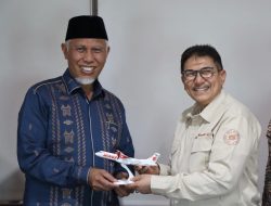 Perlancar Akses Transportasi Udara Menuju Mentawai, Gubernur Sumbar Datangi Kantor Pusat Lion Grup