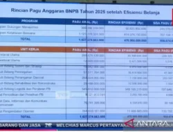 BNPB Alokasikan Rp956,67 Miliar untuk Program Prioritas Tahun 2025