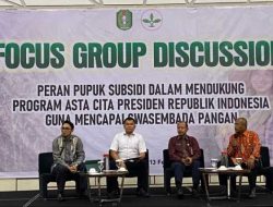 FGD di Pontianak Bahas Pendistribusian Pupuk Subsidi untuk Dukung Swasembada Pangan