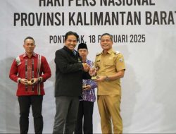 Pemkot Pontianak Raih Penghargaan PWI Award 2025 Kategori Pengelolaan Website Terbaik