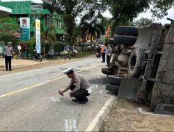 Truk Rem Blong Hantam Dua Pemotor di Sanggau, Satu Korban Dirawat di RSUD MTH Djaman