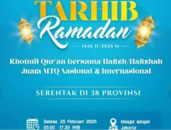 Khotmil Quran Serentak di 38 Provinsi, Kemenag Sambut Ramadhan 1446 H