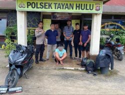 Polsek Tayan Hulu Berhasil Tangkap Pelaku Curat, Warga Diminta Waspada