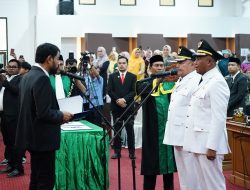 Gubernur Aceh Lantik Bupati dan Wakil Bupati Nagan Raya Masa Jabatan 2025-2030