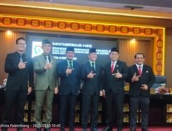 DPRD Palembang Umumkan Pasangan Ratu Dewa dan Prima Salam sebagai Walikota dan Wakil Walikota Palembang Terpilih