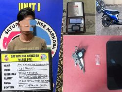 Tangkap Pengedar Narkoba, 0,16 Gram Sabu Diamankan
