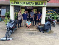 Polsek Tayan Hulu Tangkap Terduga Pelaku Pencurian 