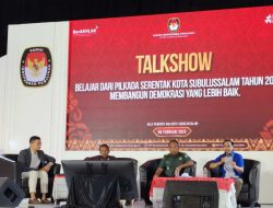 Ketua PWI Subulussalam Khalidin Umar Barat Narasumber di Rakor Evaluasi Pilkada 2024