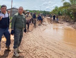 Bupati Ketapang Tinjau Perbaikan Ruas Jalan Pelang-Kepuluk
