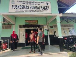 Bupati Kubu Raya Sujiwo Lakukan Sidak ke Puskesmas Sungai Kakap, Pastikan Pelayanan Optimal