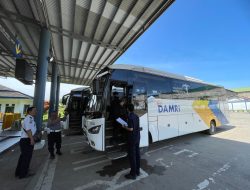 Dishub Kalbar Lakukan Pemeriksaan Ketat pada Bus Mudik Gratis
