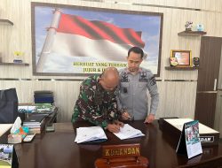 Jaga Sinergitas, Lapas Suliki teken MOU dengan Kodim 0306