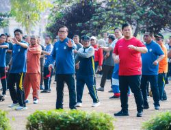 Gelar Senam Bersama, Muhammad Farid Harap Masyarakat Terus Jaga Gaya Hidup Sehat