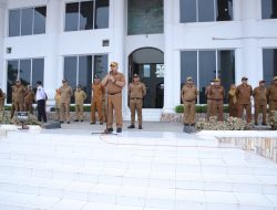 Sekda Asahan Pimpin Apel Gabungan