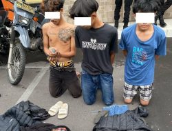Polresta Yogyakarta Amankan Tiga Remaja Bawa Sajam