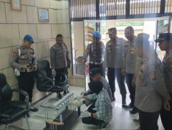 Propam Polda Kalbar Gelar Gaktibplin di Polres Sambas, Seluruh Anggota Negatif Narkoba