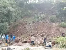 Tebing Longsor di Subang Selatan Timbun Irigasi dan Diduga Telan Korban Jiwa