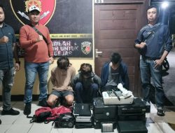 Polres Mempawah Berhasil Bekuk Tiga Pelaku Curat dan Penadah yang Beraksi di Enam TKP