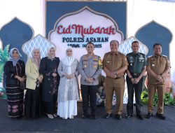 Bupati dan Wakil Bupati Asahan beserta OPD hadiri Open House Halal Bihalal Kapolres Asahan