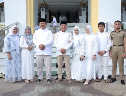 Bupati Dan Wabup Asahan Laksanakan Sholat Ied, Ini Pesan Bupati
