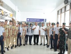 Bupati Asahan Bersama Forkopimda Tinjau Pos Pam Stasiun Kereta Api Kisaran