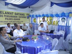 Bupati Asahan Turun langsung Tinjau Pos Pam Simpang Katarina