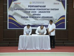Pemkab Asahan Serahkan Laporan Keuangan Pemda Unaudited T.A 2024