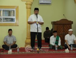 Hari Kedua Safari Ramadhan, Bupati Asahan Kunjungi Masjid Al – Iradah Pulau Bandring