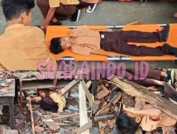 Guru dan Siswa Antusias Ikuti Simulasi Kebencanaan di SDN 6 Batuyang