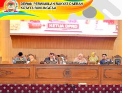 Rapat Paripurna DPRD Kota Lubuk Linggau Dengarkan Jawaban Eksekutif atas PU Fraksi Terhadap LKPj 2024