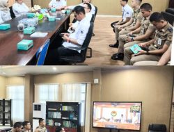Asisten Pemerintahan dan Kesra Musi Rawas  Ikuti Pembukaan Magang Praja IPDN Tahun Akademik Tahun 2024/2025 Melalui Video Conference.