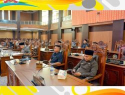 Paripurna DPRD Lubuk Linggau Jawaban Eksekutif atas PU Fraksi Terhadap LKPj Wali Kota Tahun 2024