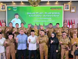 Dampingi Kunjungan Mensos di Sumbar, Wagub Vasko Minta Seluruh Pihak Sukseskan Program Sekolah Rakyat