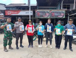 Cegah Rabies, Polsek Menjalin dan Forkopimcam Gencar Sosialisasi di Pasar Tradisional
