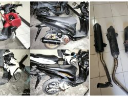 Polsek Jawai Gelar KRYD, Amankan Sepeda Motor Berknalpot Brong dan Himbau Warga Cegah Premanisme